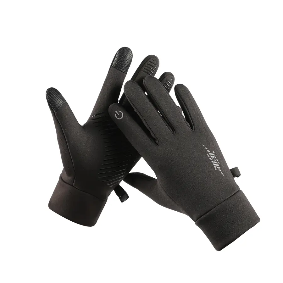 Winter Outdoor Waterproof Thermal Touchscreen Gloves - Black, Soft and Comfortable, Ideal for Daily Use, Perfect for Cold Weather, Durable and Versatile