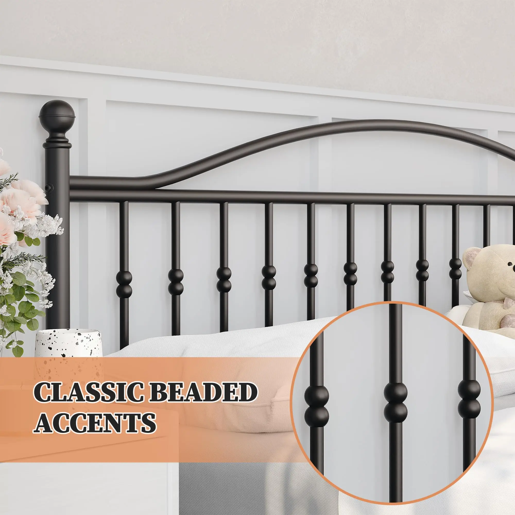 Garvee Classic Metal Bed Frame