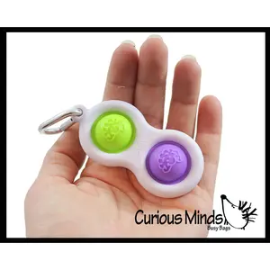 Mini Simple Dimpl Key Chain - Bubble Wrap Pop Fidget Toy