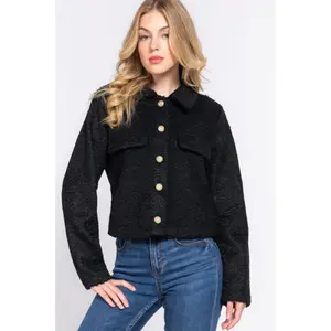 long sleeve fleece jacket