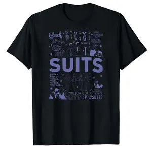 VintageTee Gildan Suits Movie T-shirt, Suits Tv Series T-Shirt, Harvey Specter Shirt, Pearson Hardman Tee, Harvey Specter Vintage T-Shirt, Unique Gifts For Him, Her, Film Fan, Cotton Top Shortsleeve Tshirt Festive