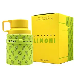 Armaf Odyssey Limoni Eau De Parfum Spray - 3.4 oz Fresh Edition Unisex Fragrance with Lemon & Orange Notes