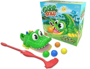 Gator Golf - Putt The Ball into The Gator's Mouth to Score Game by Goliath, Single, Gator Golf, 27 x 27 x 12.5 cm for age 3+ years