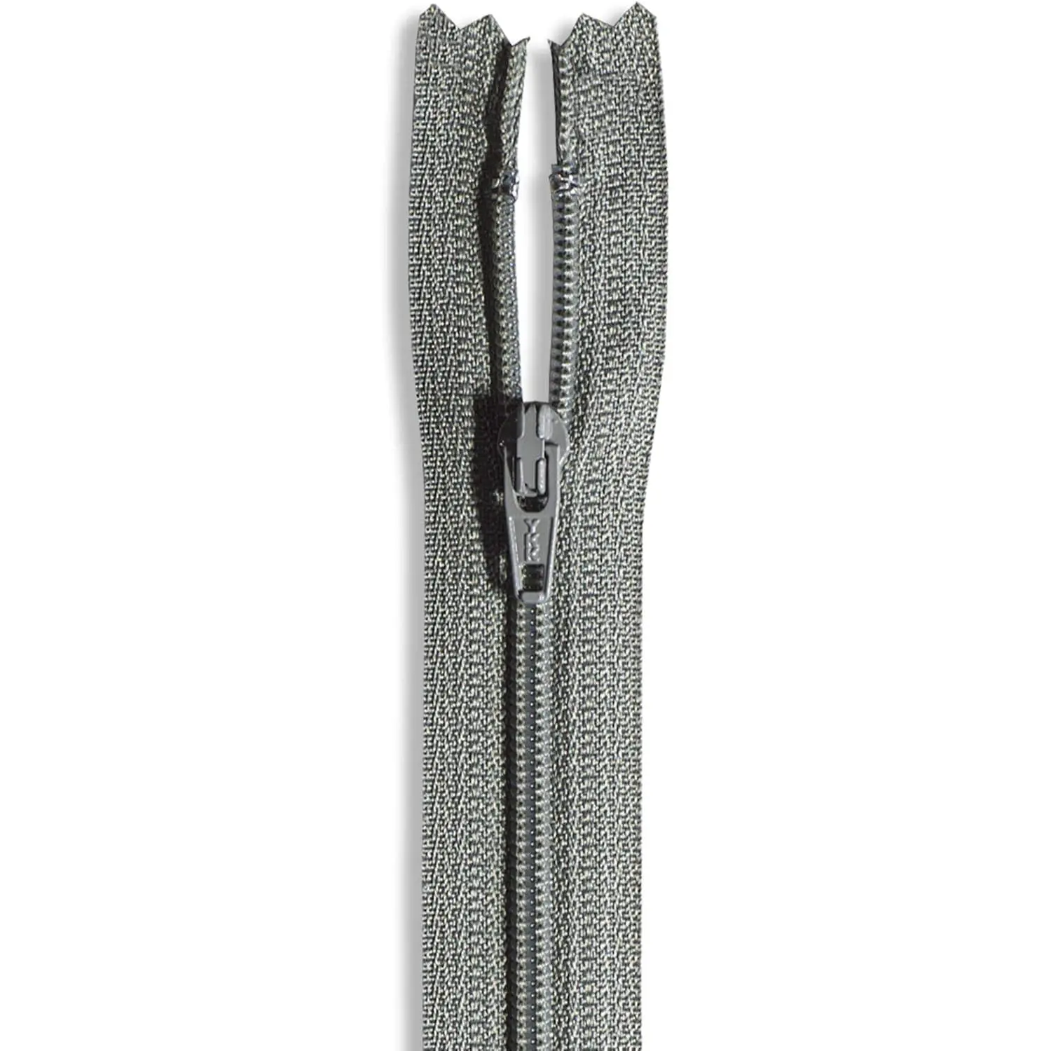 14 inch Nylon Coil Zipper 14" Medium Grey Zippers for Sewing Zipper Medium Grey Crafts