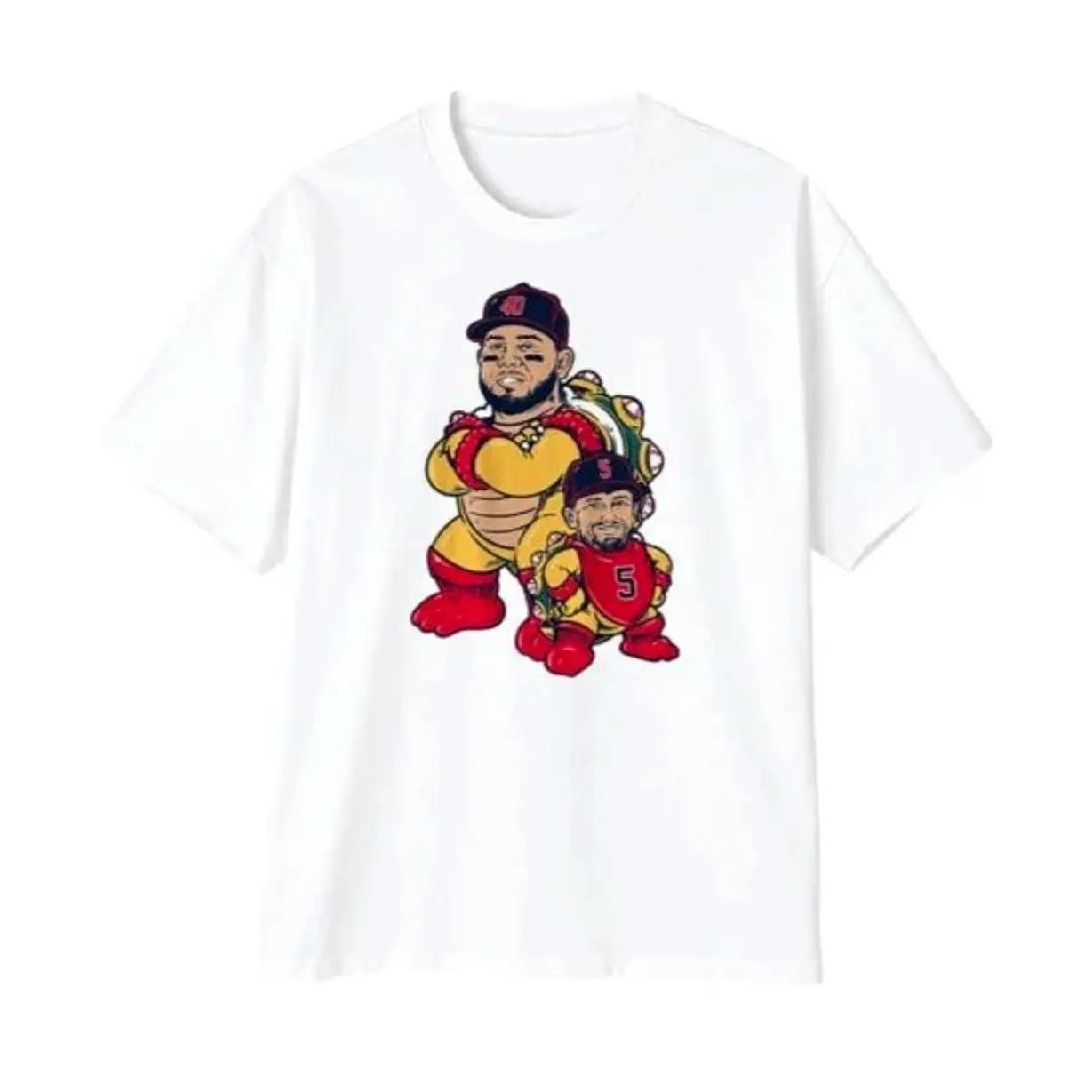 Willson Contreras Caleb Durbin Bowser and Mini Bowser Shirt