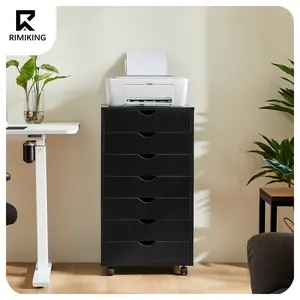 RIMIKING Multi-functional 7-Drawer Storage Cabinet,Versatile Storage，Compact Design，Smooth Drawer Slides，Large Capacity，HDG-7C01