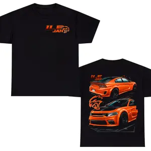Dodge Charger SRT Hellcat T-Shirt – Mopar Hellcat Widebody Muscle Car Graphic Tee, Soft Cotton Blend Shirt, Street Racing Performance Car Culture Apparel for Men & Women, Hellcat Lover Gift