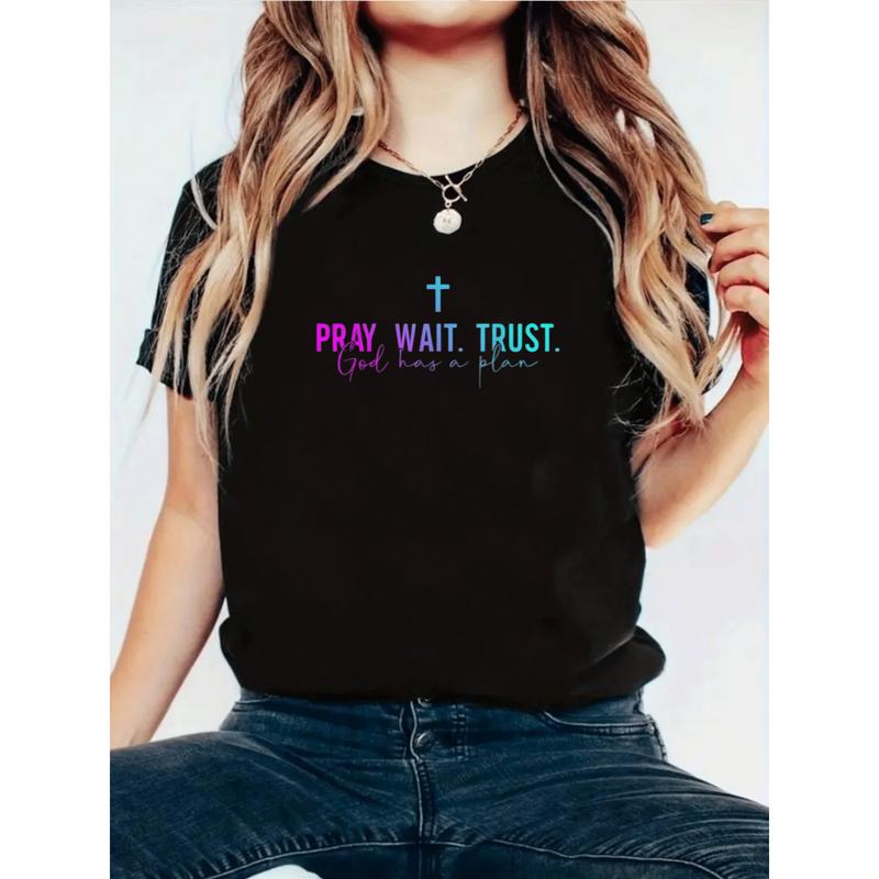 Women's 100% cotton t-shirt with colorful inspirational graphic print modern casual style round neck short sleeves soft breathable and comfortable for summer walk by faith Flower Print Casual T-Shirt Unisex Horror Movie Villains Asymmetrical Long Sleeve C