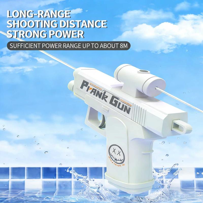 PrankGun WaterGun Waterblaster Large Capacity Outdoor WaterCannonToy Automatic Water Gun Range: 8 Meters