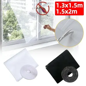 DIY Self-Adhesive Mosquito Net – Indoor Anti-Insect Fly Screen Curtain for Windows, Beds & Garden