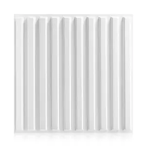 Aadesh 3D Wall Panel (Includes One Roll of Mounting Tape), Interior Wall Decor, Diagonal Diamond Diamond Textured Pattern for Living Room, Lobby, Bedroom, Hotel, Office, Game Room, TV Backsplash, 11.8 x 11.8 Inches (Approx. 30 x 30 cm)