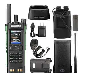 Baofeng DM32UV DMR Radio Durable 10W Digital 2-Way Long-Range Walkie Talkie Complete Set with GPS, APRS, NOAA, Auxiliary Audio, Box, Non-Water-Resistant for Adults