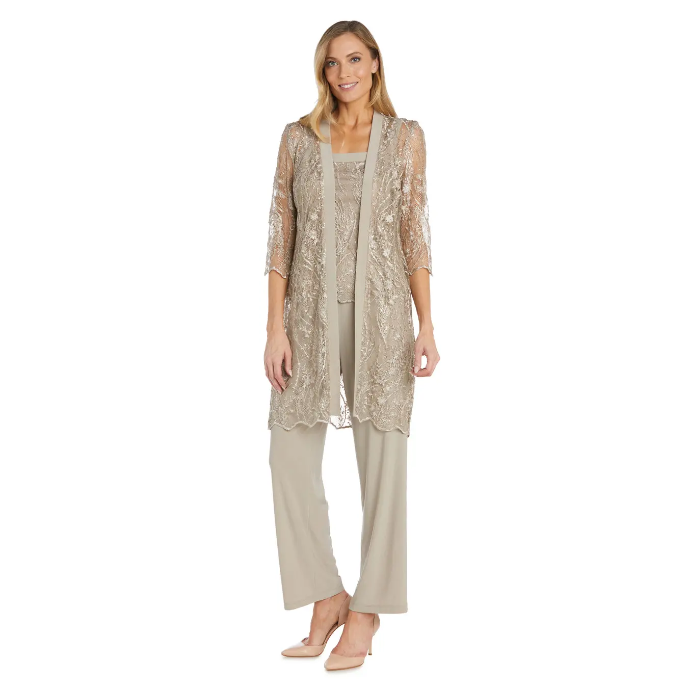 R&M Richards 9862 Mother of the Bride Sequins Pant Set