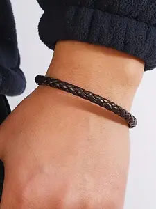 【Braided Leather Bracelet 】Braided Leather Bracelet for Men,Men'S Braided Wristband, Wrist Cuff Bracelet, Handmade String Bracelet,Unisex Rope Bracelet