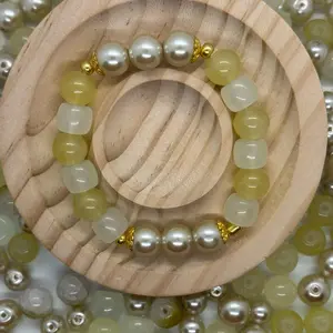 Lemonade colored beads