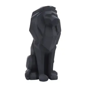Sagebrook Home 11" Sitting Lion Sculpture Polyresin Decorative Lion Statue Gift Ornaments