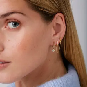 Tewiky Greenish Spring Jewelry Delicate Hypoallergenic Women's Earring Set – Stylish, Petite, Perfect for Any Occasion and Ideal Gift,Valentine's Day Gift