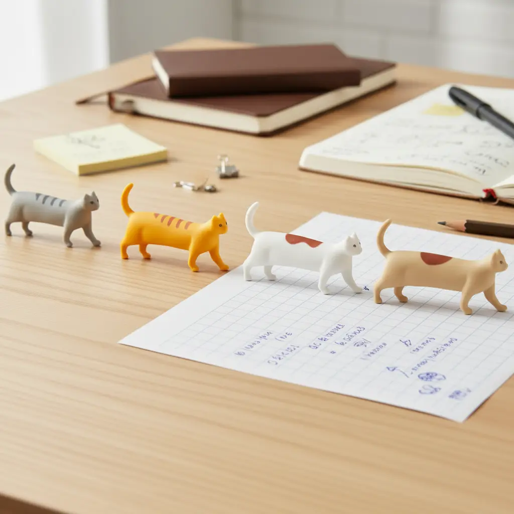 Cat Erasers (4-Pack)