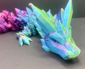 Large 3D Printed Dragon - Great for Fidgeting
