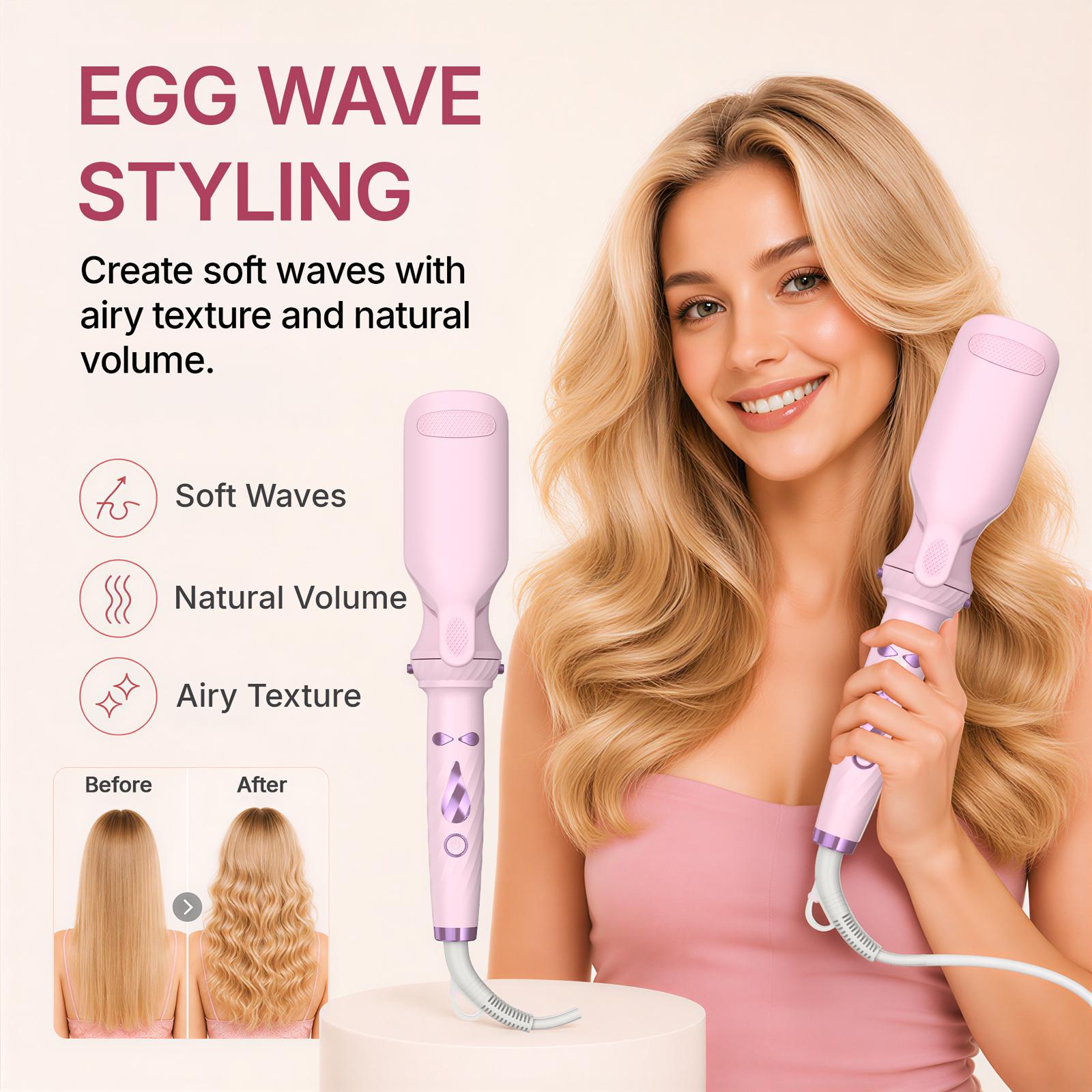 5-in-1 Automatic Rotating Curling Iron Set, Negative Ion Hair Styler for Effortless Curls, Beach Waves & Sleek Straight Looks, Fast Heat-Up, Anti-Scald Design 5-in-1 Automatic Rotating Curling Iron Set, Negative Ion Hair Styler for Effortless Curls, Beach Waves & Sleek Straight Looks, Fast Heat-Up, Anti-Scald Design