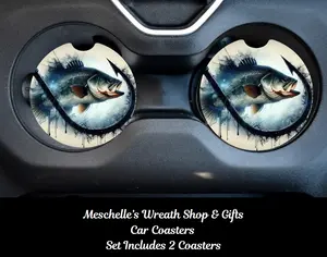 Fish Hook Car Coasters - Upgrade Your Car Interior with Stylish and Functional Car Coasters