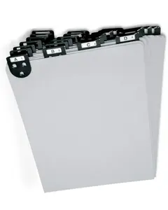 Martin Yale 14522 Posting Tray Index Set 8.5 x 11 25 Durable Pressboard Dividers