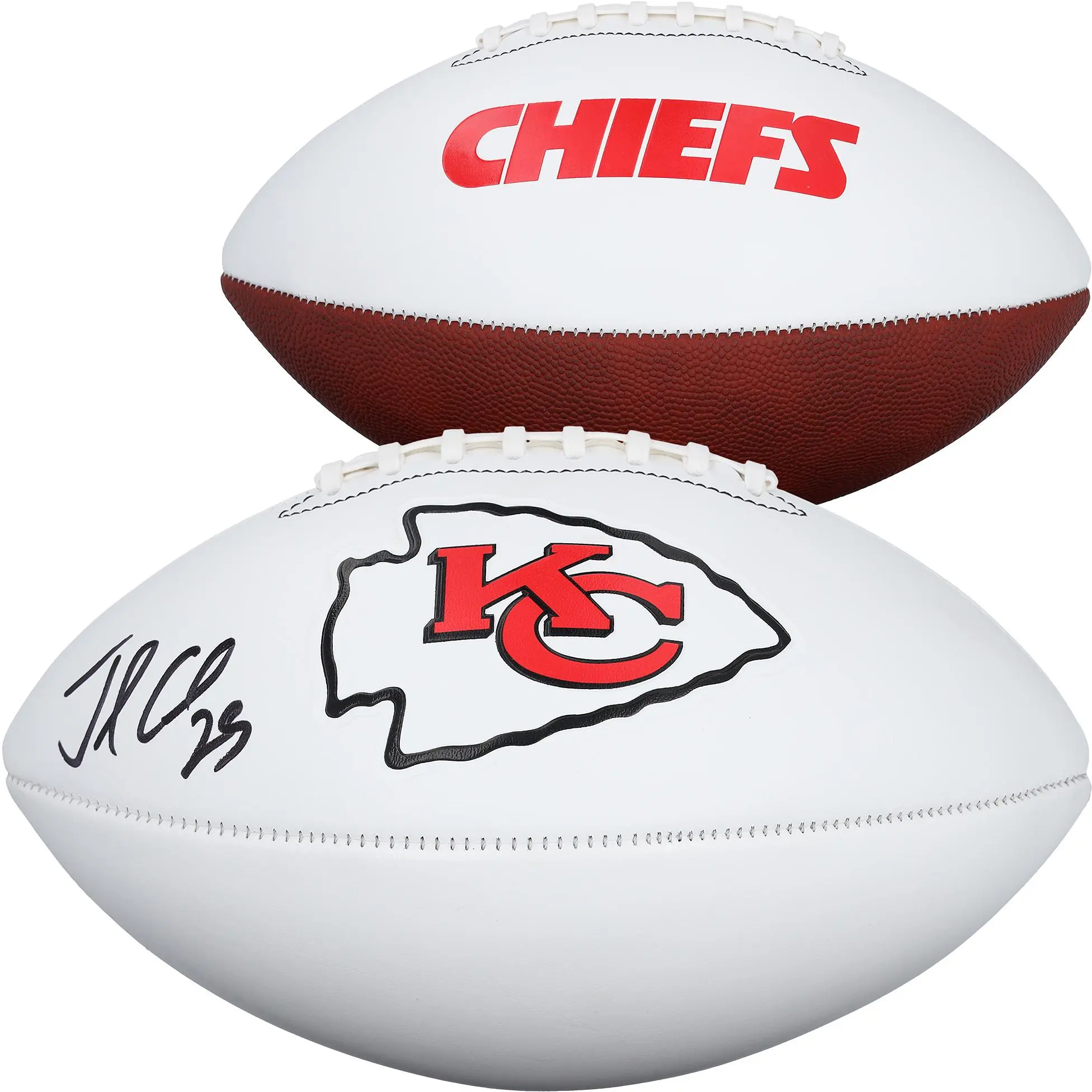 Jamaal Charles Kansas City Chiefs Autographed Franklin White Panel Football - Fanatics Authentic Certified