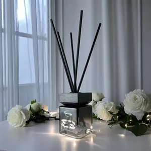 Cancer Zodiac Crystal-Enhanced Reed Oil Diffuser, Moonlight Garden Scent, 100ml