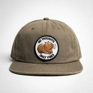 No Thoughts, Only Vibes Capybara Hat