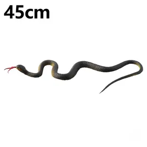 Realistic Simulated Rubber Toy Snake Prop, Durable Lightweight Animal Model for Garden Bird Scare, Funny Prank Toy for Outdoor Yard Decor, Weatherproof & Washable, Harmless & Safe, Summer Camping Fun, Early Halloween Party