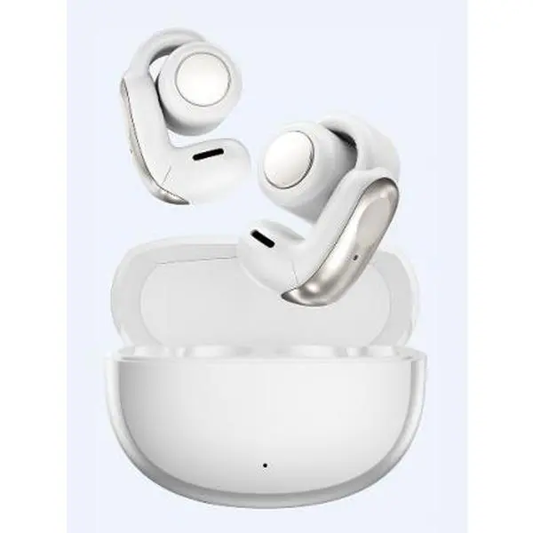 OWS Ear Clip Earbud Headset, Sleek Open-Ear Wireless Bluetooth with a Secure Comfort Fit for Sports & Running, Invisible Headphones, Hands Free Calls, Audio, Open Ear Headphone