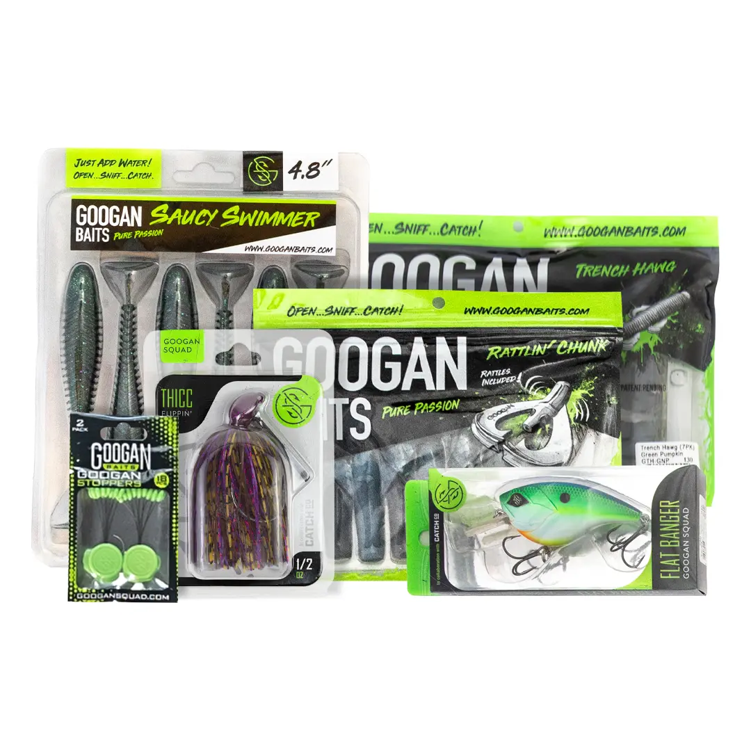 Googan Baits Premium Fishing Bundle, TikTok Exclusive Fishing Gear for Outdoor Sports & Recreation Googan Baits Premium Fishing Bundle, TikTok Exclusive Fishing Gear for Outdoor Sports & Recreation