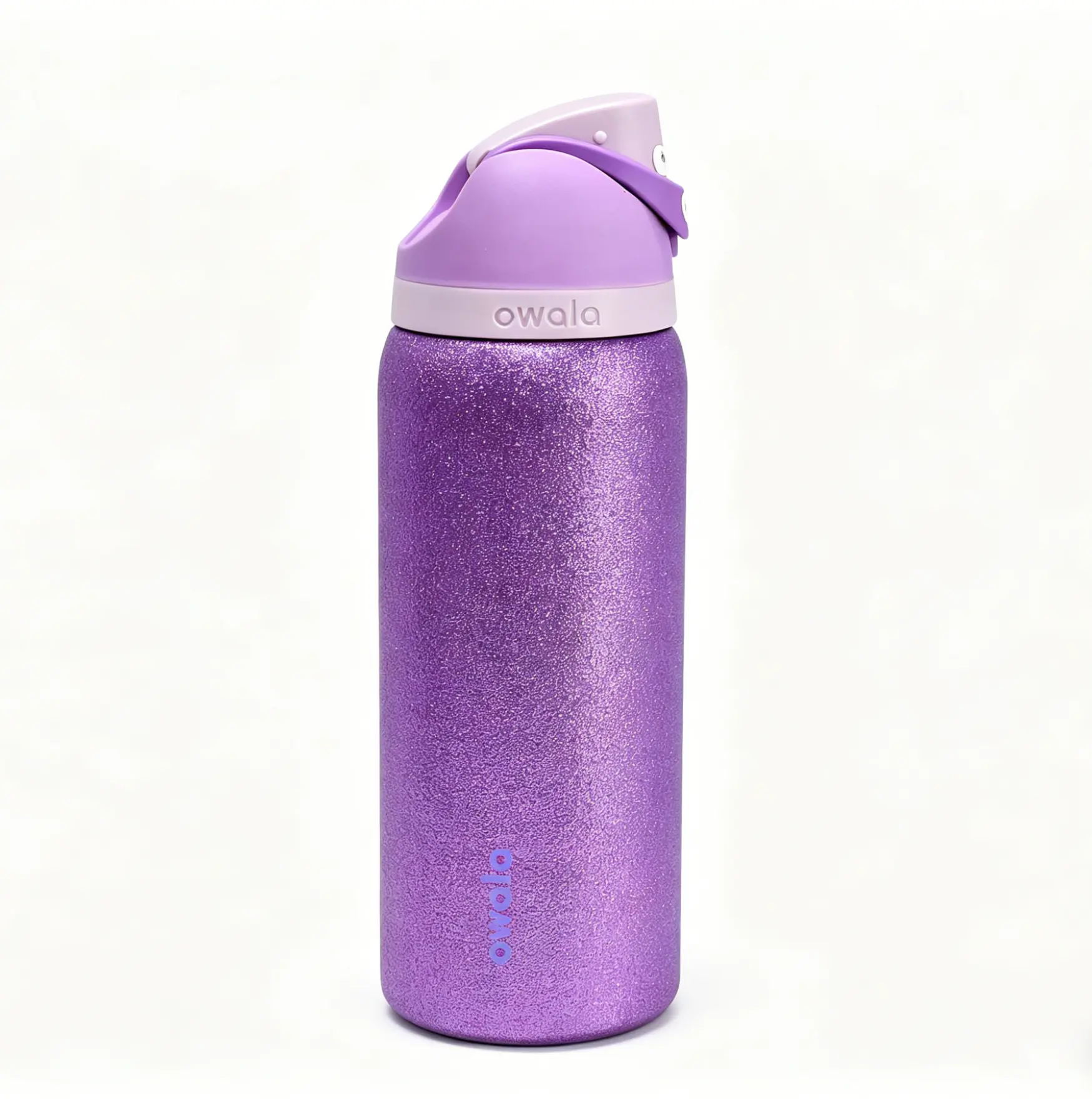 Owala FreeSip Fully Insulated Stainless Steel 32 Oz Glitter Water Flask - BPA-Free, Explosion-Proof, Anti-Scalding, Portable Insulated Cup with Straw, 7-12H Temperature Retention, Modern Bottled Tumbler for Travel, So Eggstra