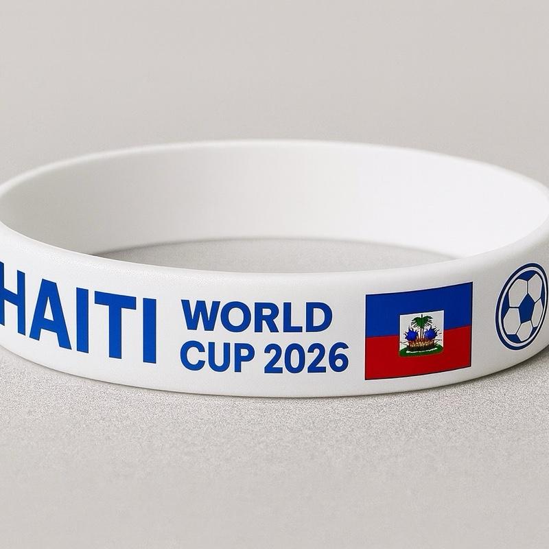Haiti World Cup 2026 Silicone Bracelet