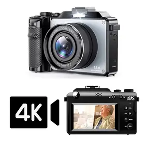 4K Digital Camera for Photography and Video 48MP Auto-Focus Anti-Shake Vlogging 4K Resolution Ideal for Vloggers and Photographers