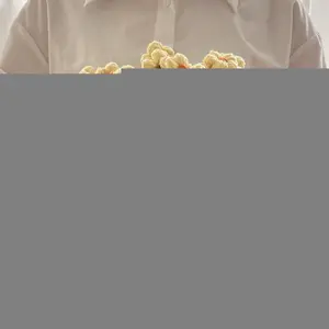 60cm 80cm Flower Bouquet Blanket Daisy Crocheted Romantic Crochet Flowers Blanket Handmade DIY Baby Blanket Birthday Wedding