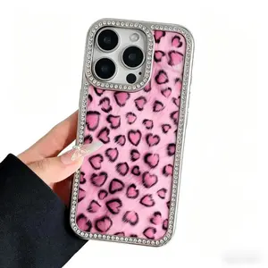 Cell Phone Case for IP 11-17 Series - Trendy Diamond Pentagram & Leopard Print Design, Heavy Duty Shockproof Drop Protection, Flexible Premium TPU Material, Scratch Resistant