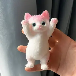 Soft Slow Rebound Cat Squeeze Toy, Stress Relief Fidgeting, Stress Relief Gadgets, Ventilation Relaxing Desk Tool, Durable Unique Design, Perfect Gift for Office Home Birthday Party