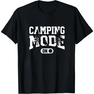 Camping Mode Shirt, Camping Lover T shirt, Camp Time Tee, Camp Lover Gift, Nature Lover Gift, Hiking Lover Shirt, Camping tee