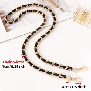 120cm Long PU Leather Bag Strap For Crossbody Handbags Shoulder Bag Strap Replacement Accessories