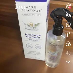 Nature x Science Rosemary Water and Rice Water |100% Natural Extract | Soft & Smooth Hair Non-Greasy & Fast Absorbing | 200 ml