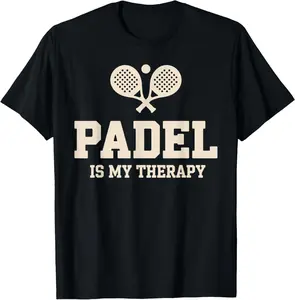 100% Cotton Cute Padel Art for Men Women Padel Game Player Padel Lover T-Shirt