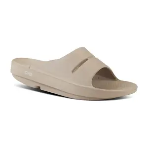 OOFOS Unisex Ooahh Slide Sandals in Nomad