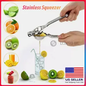 Stainless Steel Kitchen & Bar Lemon Orange Lime Squeezer Juicer Hand Press Tool