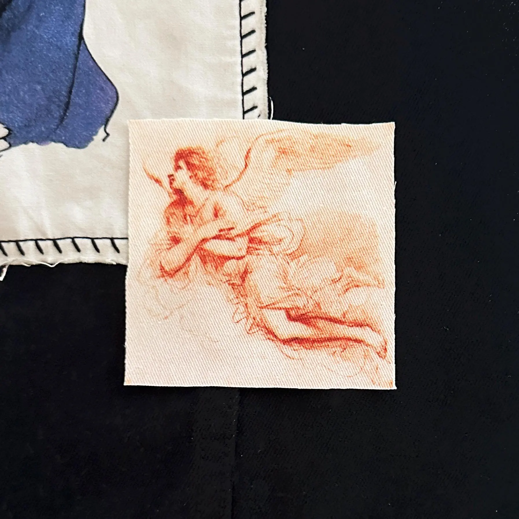 Angel Sew-on Cloth Applique Patch Angel Sew-on Cloth Applique Patch