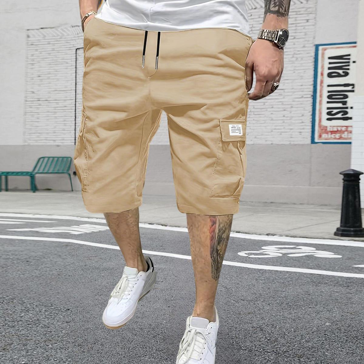 Set of 4 men’s outdoor tactical shorts with multiple pockets—fashionable summer lightweight loose straight-leg casual shorts, durable multifunctional work shorts suitable for camping, cycling, and hiking. Set of 4 men’s outdoor tactical shorts with multiple pockets—fashionable summer lightweight loose straight-leg casual shorts, durable multifunctional work shorts suitable for camping, cycling, and hiking.