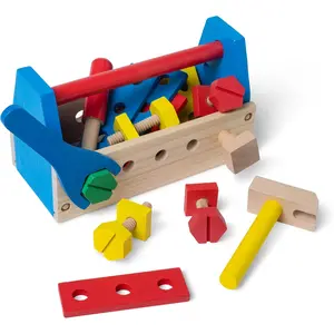 Take-Along Tool Kit Wooden Construction Toy (24 pcs)