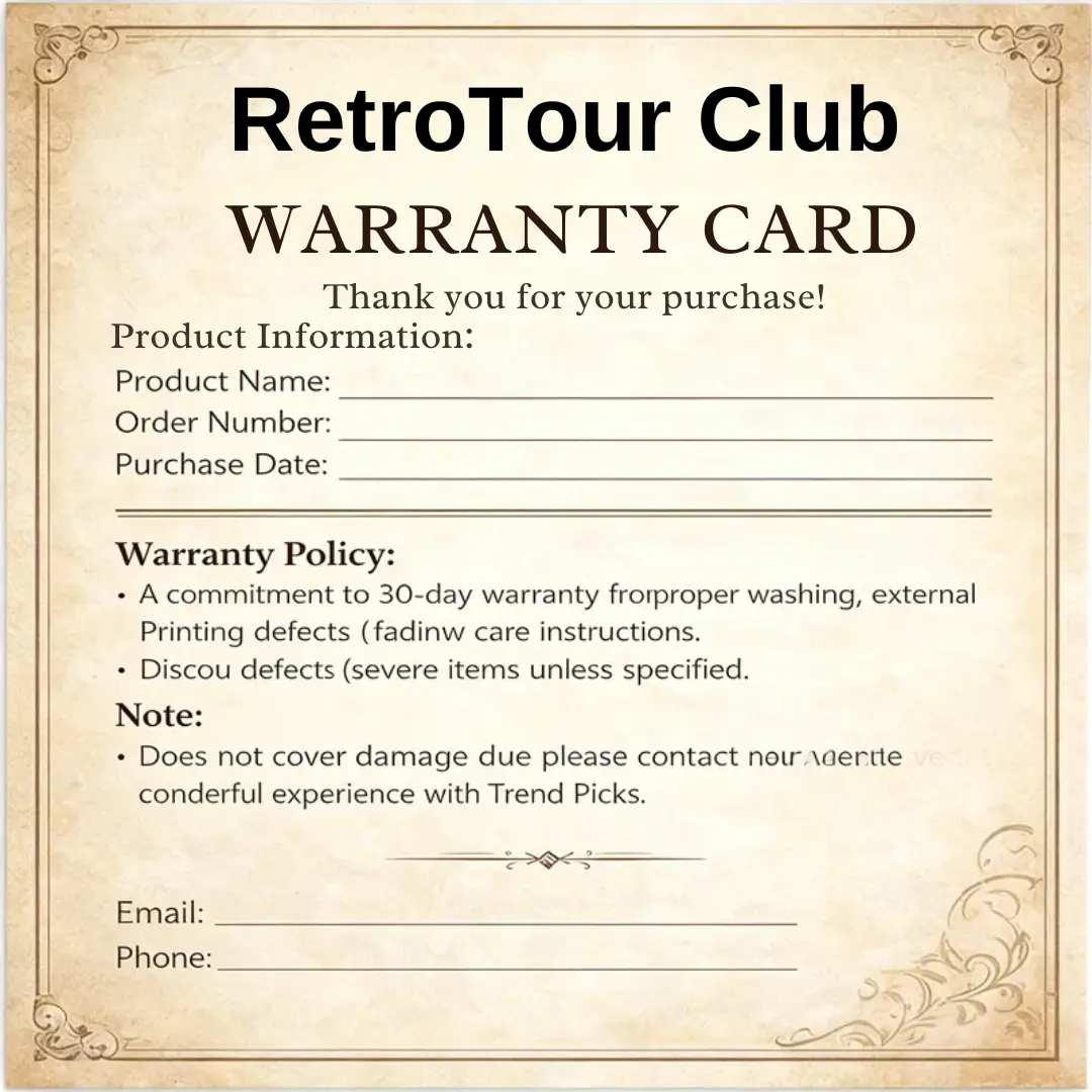 5-1 Our Warranty Card for T-shirt, Warranty card for you