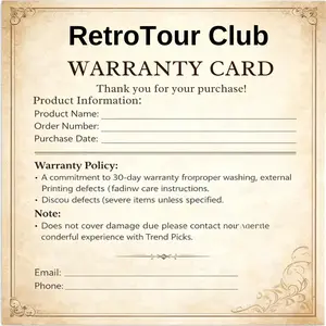 5-1 Our Warranty Card for T-shirt, Warranty card for you