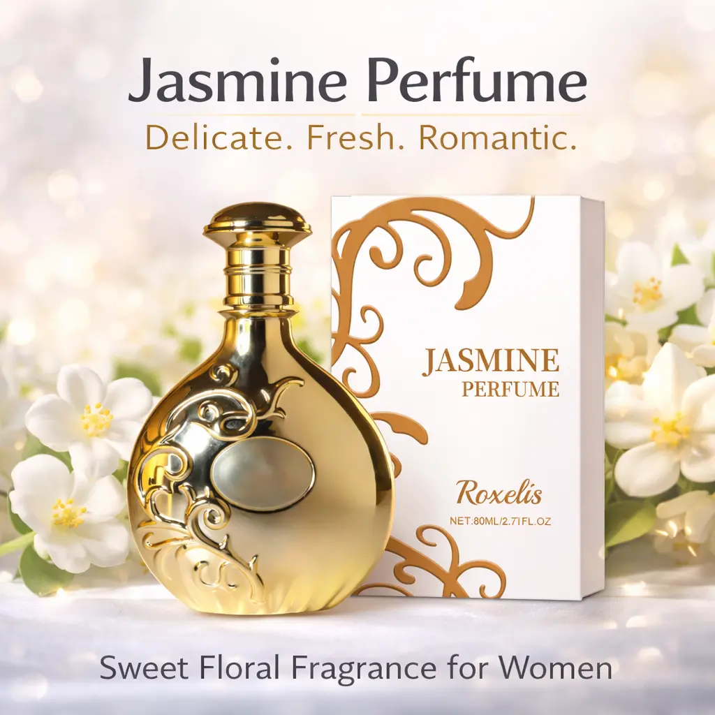 Jasmine Eau de Parfum, a Captivating Daily Wear Fragrance with an Elegant Floral Scent - Long-Lasting EDP Liquid Perfume for Women & Men, Ideal for Work & Dates, Captivating Fragrance, Edp Fragranced Perfume